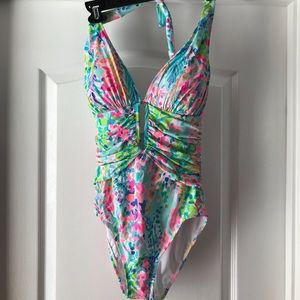 NEW!! Lilly Pulitzer Lanai Halter bathing suit